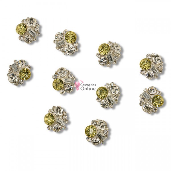 Decoratiuni 3D Metalice 031B Floricele AL Gold